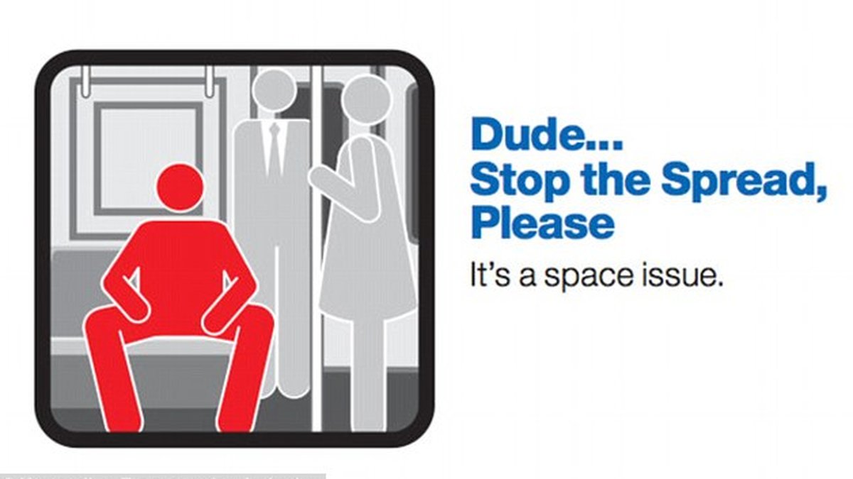 Den här kampanjen har gått i New Yorks tunnelbana. 